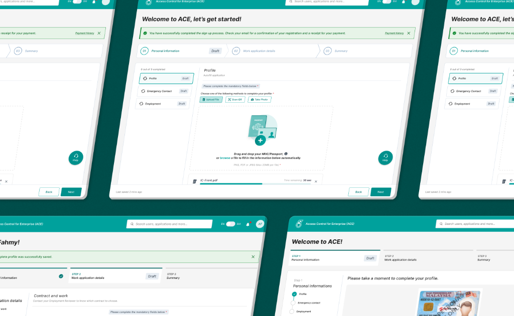 Onboarding Wizard UI